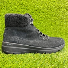 Skechers Glacial Ultra Woodlands Womens Size 9.5 Black Outdoor Winter Boots