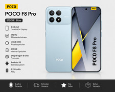 Xiaomi POCO F8 Pro 512GB Blue 6.59 inch Quad ...