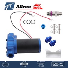 400 Gph Electric Fuel Pump Billet Gas Alcohol Pump Dm-2806 Wby Pass Street Race