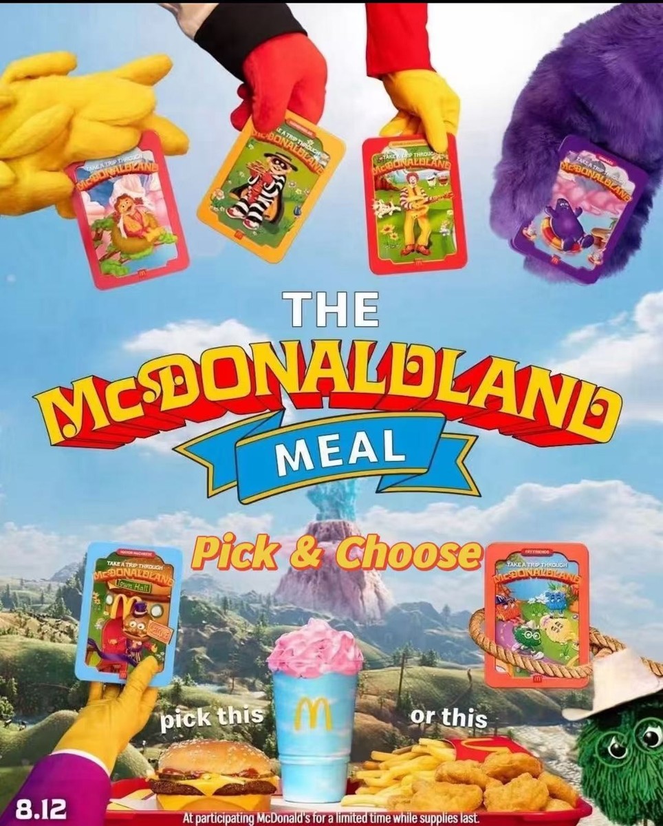 McDonald's 2025 The McDonaldland Meal Collectables Tins/Toys