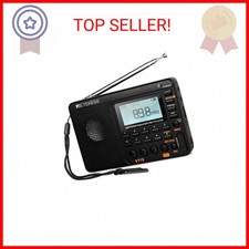 Retekess V115 Shortwave Radio, Digital Radio AM FM, Shortwave Receiver with 1000