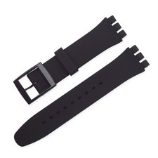 Silicone Strap For Swatch Jelly Three Eyes Classic 12/17/19/20MM Replacement