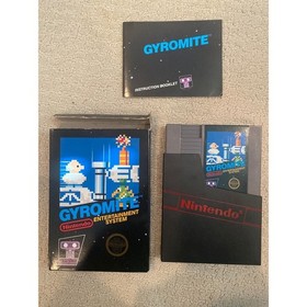 Gyromite - Nintendo NES - Complete In Box CIB - Very Rare Hangtab Intact