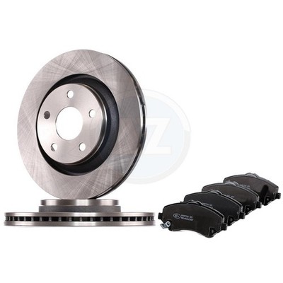 HIGH CARBON BREMSSCHEIBEN BELÄGE VORNE FÜR JEEP WRANGLER (JK) 2.8 CRD 3.6 V6 3.8