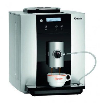 Bartscher Kaffeevollautomat Easy Black 250, 1,8L, 19bar, Schwarz-Silber