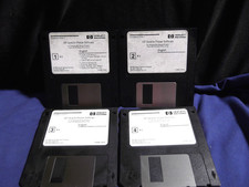 Vintage HP DeskJet 680 Printer Software 3.5" Floppy Installation Disks 1-4