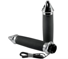 Avon Grips MT-IN-CC-85-S-H Custom Spike Heated Grips - Chrome