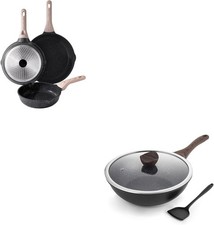 Kordisen Nonstick Wok with Lid, 12 Inch Woks & Stir-fry Pans, Granite Stone...