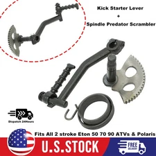 Kick Starter Lever & Spindle Predator Scrambler Kit For Polaris 50cc 70cc 90cc