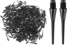 300 Pack 2BA Thread Plastic Tip Dart Points, Premium Soft Dart Tips Replacement,