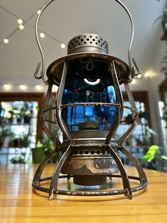 Pennsylvania Railroad Lantern Original GREEN ETCHED Globe CASEY! PRR Works!