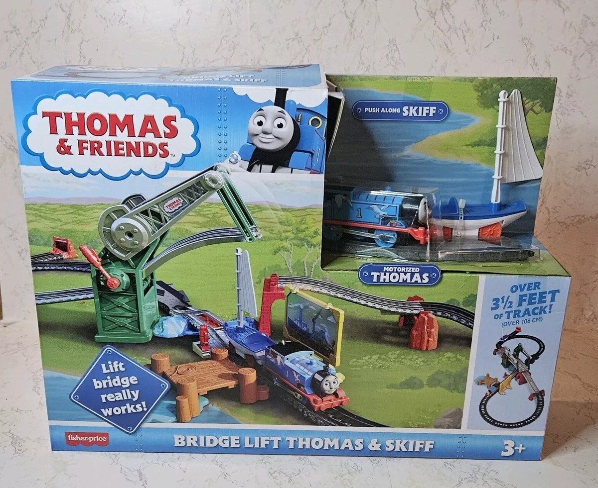 Thomas The Train Bridge Lift Thomas and Skiff- New | eBay