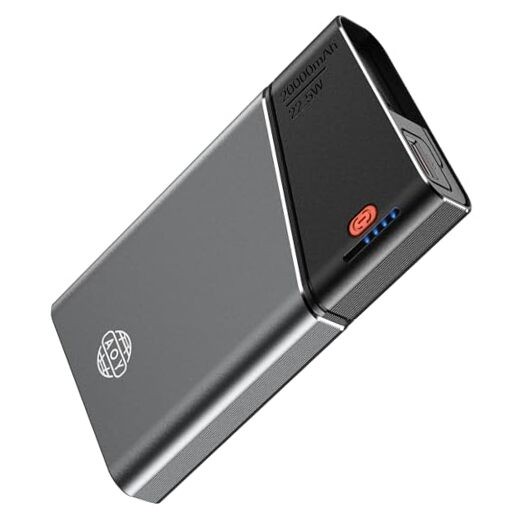 20000mAh 22.5W PD Fast Charging Portable Power Bank