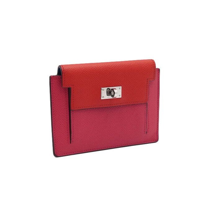 Hermes Two Silver Appsong Kelly Pocket Compact Wallet 56869 152316622 image 3