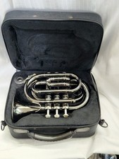 Jean Baptiste Model JBPT183B Pocket Trumpet in Hard Case