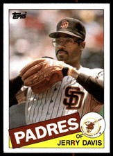 Jerry Davis 1985 Topps Traded #28T Padres MLB READ FREE SHIPPING AutographDen