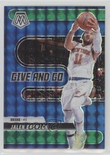 2024-25 Panini Mosaic Give and Go Green Mosaic Prizm Jalen Brunson #11 1cb6