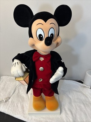 VTG 1995 Telco DISNEY Christmas Mickey Mouse Motionette