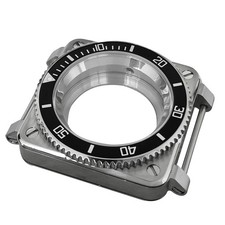 Square Watch Case Stainless Steel Sapphire Glass For NH35/NH36/4R/7S Movement