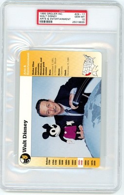 1995 Grolier Inc. Walt Disney #29-17 Arts & Entertainment PSA 10 Gem Mint POP 5