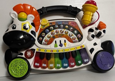 Vintage Vtech Zoo Jamz Piano With Microphone Ages 18 Months+ EC Fast Shipping
