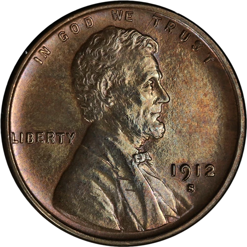 1912-S Lincoln Cent Nice Unc Nice Eye Appeal Nice Strike