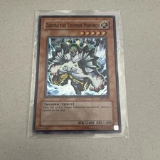 Yu-Gi-Oh! Zaborg the Thunder Monarch AST-023 Super Rare LP Unlimited