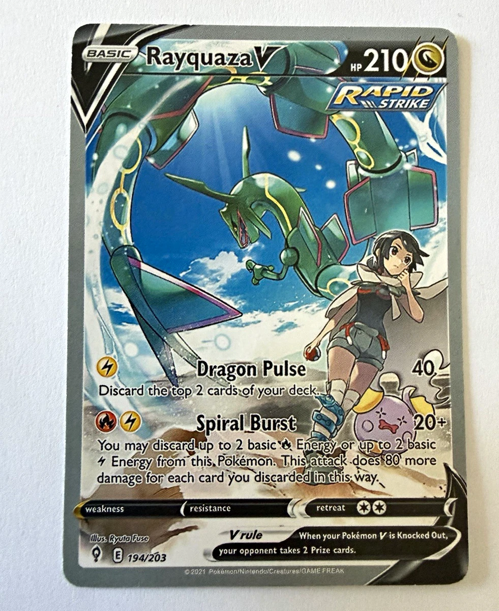 Rayquaza V Pokémon TCG Cards for sale | eBay