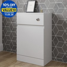 Image of Affine White Gloss Back to Wall Toilet Unit - 500 x 320mm