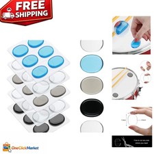 Self-Adhesive Drum Dampening Gel Pads - 30 Pcs for Effortless Tone Adjustment