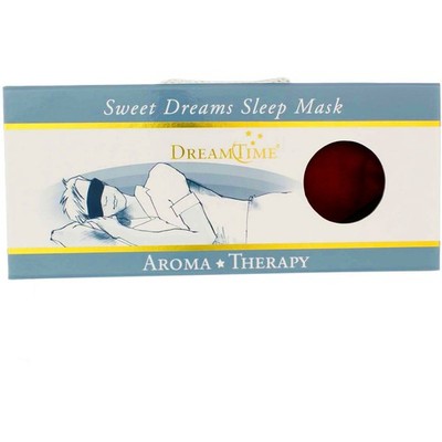 DreamTime Aromatherapy Sweet Dreams Sleep Mask, Cranberry