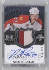 2013-14 Upper Deck The Cup Rookie 62/249 Nick Bjugstad #140 Patch Auto 0c3