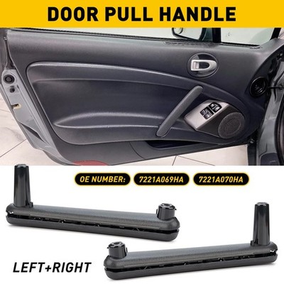 Interior Pull Door Black For Handle 2006-2012 Mitsubishi Front Eclipse Right