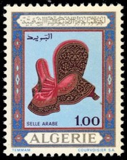 ALGERIA 423 - Traditional Handicrafts "Arabian Saddle" (pc31768)