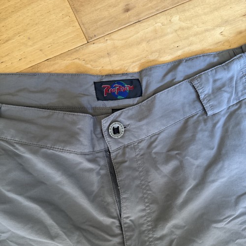 Pantalone Rail Riders Uomo 2XL Grigio X-treme Avventura Outdoor 30" Cucitura Interna Nylon - Foto 3 di 8