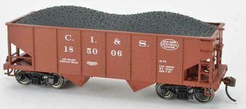 Ho CI&S Chicago Indiana & Southern / NYC GLa 2 Bay Hopper #185006 Kit Nuevo de Lote Antiguo #60267 | Condition: New