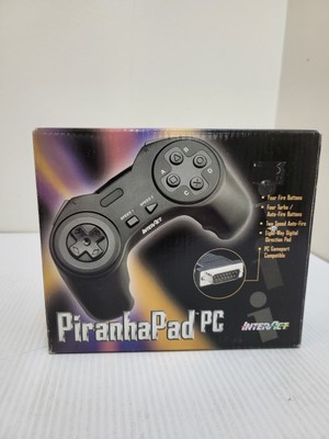 InterAct PiranhaPad PC 1998 Game Controller For Windows - Black