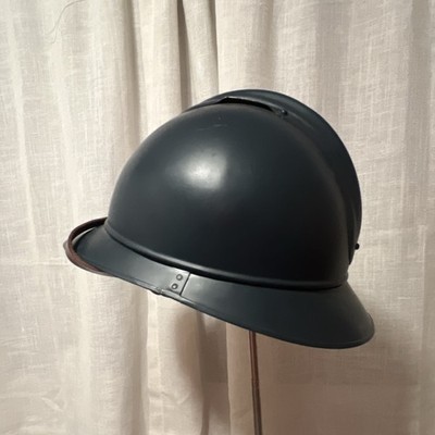 French WWI Adrian Helmet Reproduction with Original colonial troop