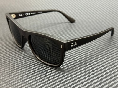 RAY BAN RB4428 601S48 Matte Black Polarized Unisex 56 mm Sunglasses
