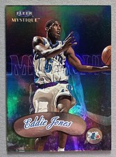 1999-00 Fleer Mystique #65 Eddie Jones Charlotte Hornets Basketball Card