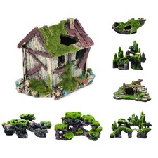 Ulepsz swoje akwarium dzięki żywym akcesoriom do zbiornika na ryby Domek na mchu