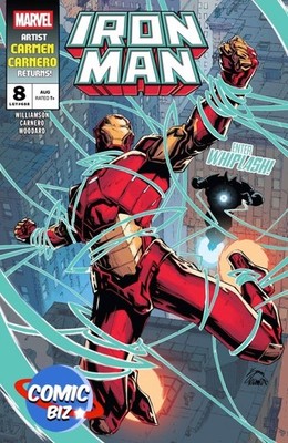 IRON MAN #8 (2026) 1ST PRINTING MAIN COVER MARVEL COMICS
