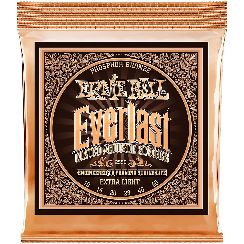 Ernie Ball 2550 Everlast Phosphor Extra Light Acoustic Guitar Strings 2990₽