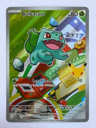New ListingPokémon Bulbasaur First Partner Illustration Rare Mega Evolution Promo 037