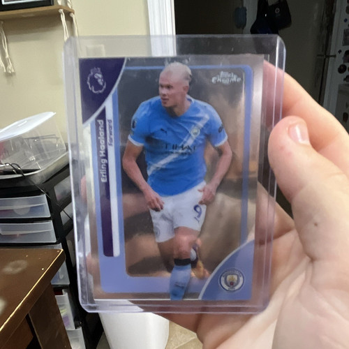 Topps Chrome Premier League Erling Haaland Manchester City Base Set #41