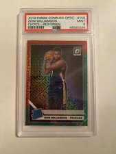 Panini Optic Zion Williamson Red Green Mojo Prizm RC RARER THAN SILVER