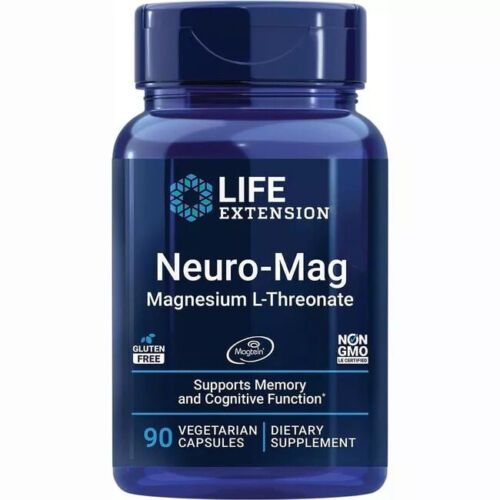 Neuro-Mag Magnesium L-Threonate from 2000 mg Magtein - Life Extension 90caps