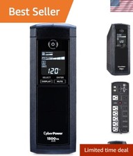 Advanced 1500VA UPS with AVR  LCD Display - 12 Surge Protected Outlets