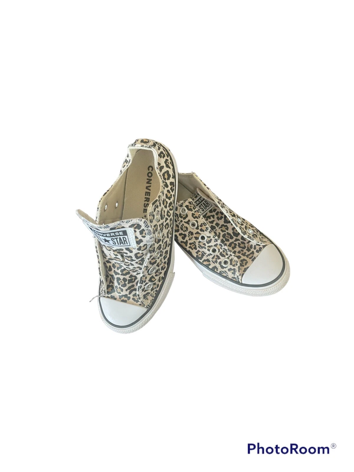 Stampa gheetah Converse All Star bambina taglia 13