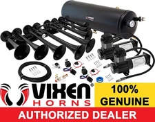 TRAIN HORN KIT FOR TRUCK/CAR/PICKUP LOUD SYSTEM /3G AIR TANK /200PSI /8 TRUMPETS